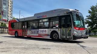 WMATA New Flyer XD40 #4464 Action on Route Q4 (Silver Spring)