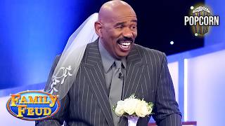 Funniest Marriage Questions That Made Steve Harvey Laugh  Family Feud
