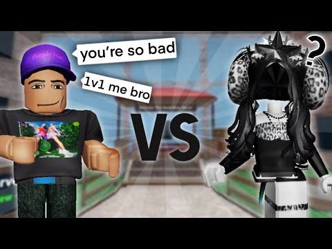 I met this MEAN TOXIC person who wanted to 1v1… THEY ENDED UP BEING A SECRET FAN! (Murder Mystery 2)