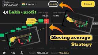 Binomo crypto IDX 1 minute winning strategy | moving average strategy | Trading trading safatred