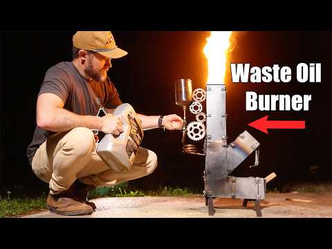Building a Waste Oil Burner Attachment For My Rocket Stove