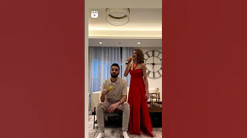 نارين بيوتي تغني أغنيه الصوت بالعيد مع جلال قهقهة للضحكات 