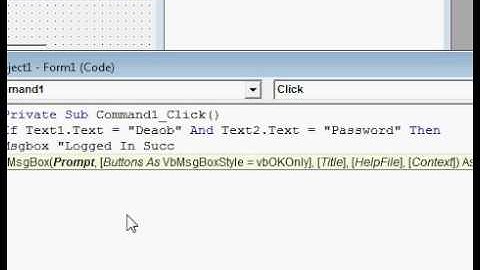 Visual Basic  6.0 Tutorial  -  Simple Login System