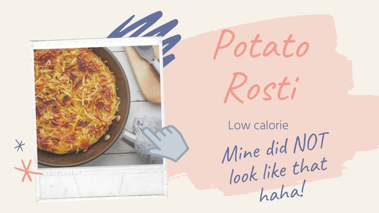 POTATO ROSTI LOW CALORIE QUICK & EASY SAMMY LEE MAHER YouTube
