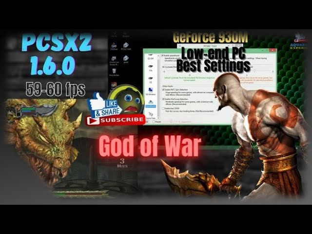 PCSX2 Nightly v1.7.3200 (PS2 Emulator) - God of War II