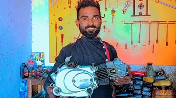 United 100cc Engine Fitting Complete Process || How to Assemble 100cc Bike Engine