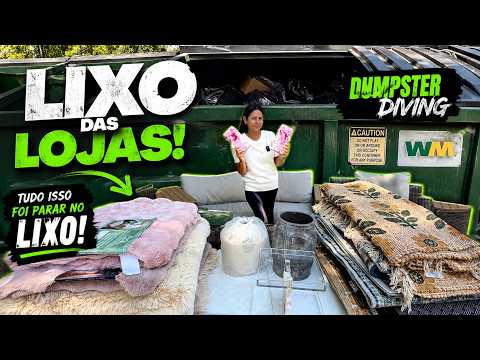 Dumpsterdiving! tudo isso foi parar no lixo😱