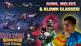 Killer Klowns From Outer Space The Game | Guns, Melees, & Klown CLASSES! |