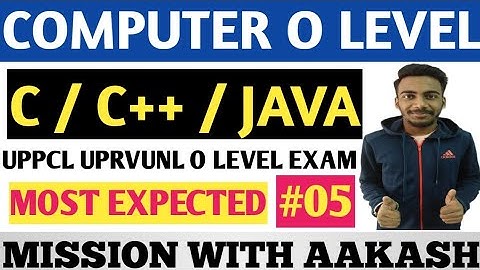 O Level Based Most Important MCQs For UPRVUNL Account Clerk 2022, UPPCL Exam Computer GK O Level #05