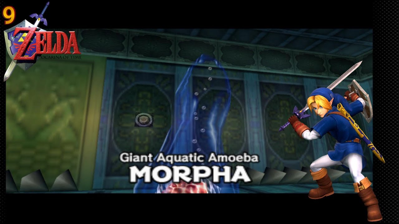 Zelda Ocarina of Time Water Temple Boss Fight - YouTube