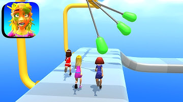 GROSS OUT RUN 👩🔥💃 All Levels Gameplay Android,ios (Part 1)