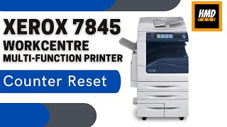 Video thumbnail of "Xerox WorkCentre 7845 - Counter Reset"