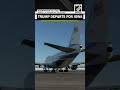 US President Trump departs for Iowa to delivers speech at Horizon Events Center in Clive