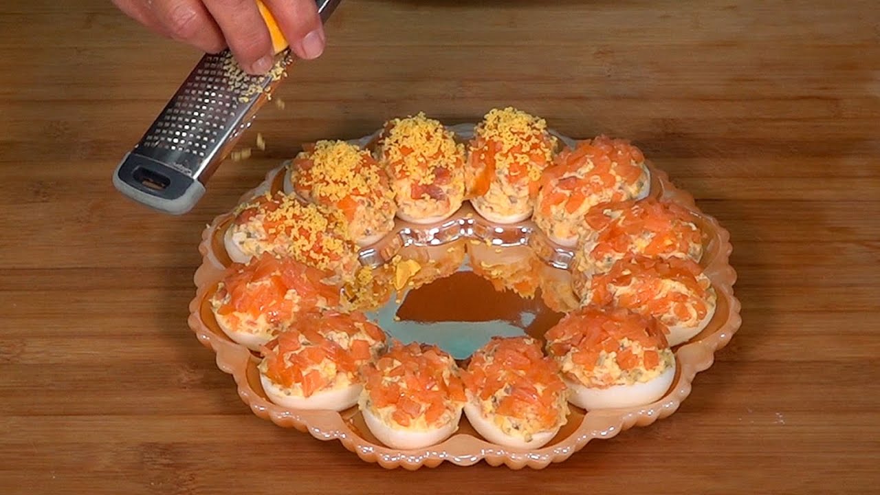 Deliciosos huevos rellenos solo 6 ingredientes, rápidos y fáciles que siempre triunfan.