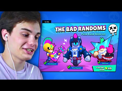 ვყიდულობ THE BAD RANDOMS სკინებს! - Brawl Stars