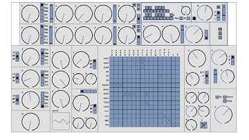 Pure Data Matrix Synth - Gregorian Larsen