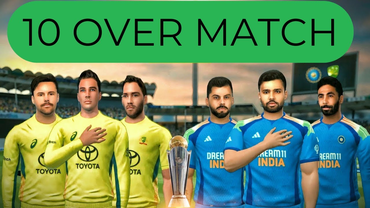 IND vs AUS LIVE 🔥 | 5 Over Thriller in Real Cricket Swipe | BpGaming