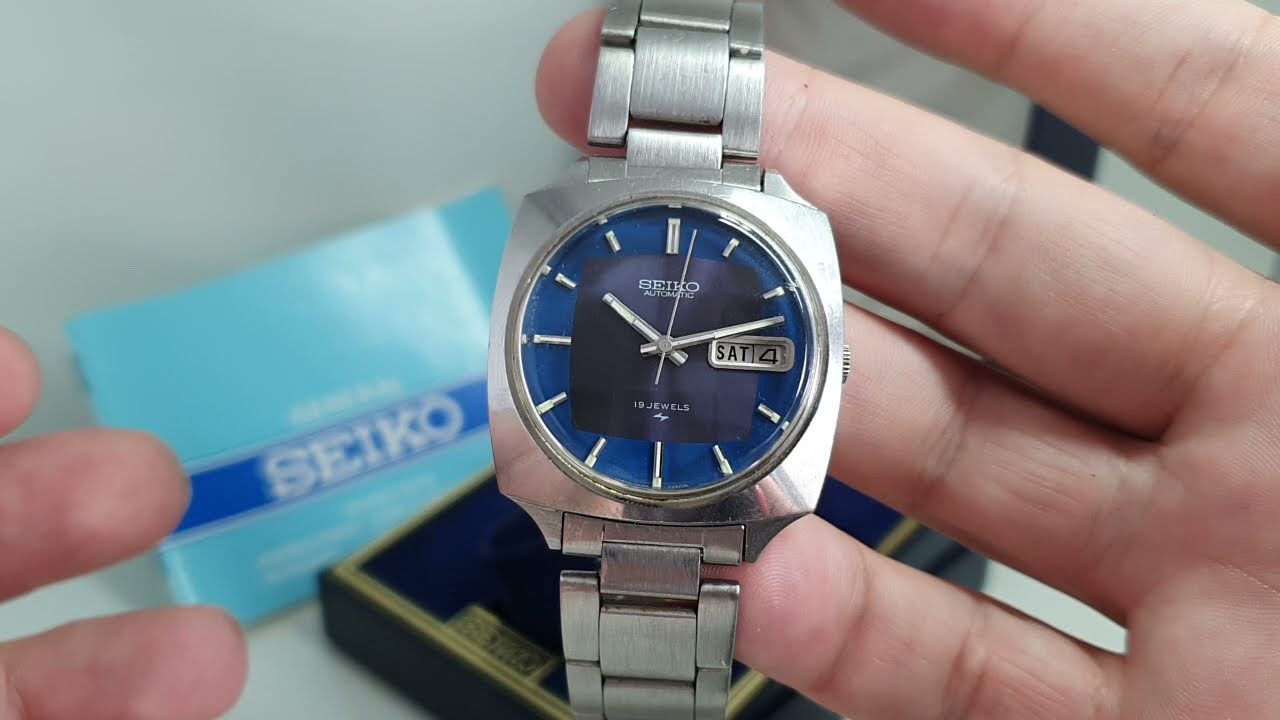 1974 Seiko Automatic men's vintage watch with box and instructions. Model  reference 7006-7120 - YouTube