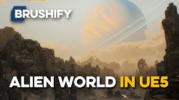 Creating an Alien World in Unreal Engine 5 with Brushify!