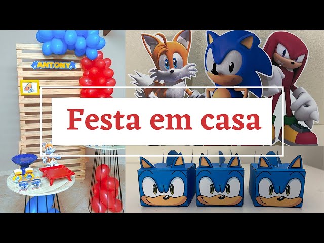 Convite Festa Sonic 2 - Fazendo a Nossa Festa