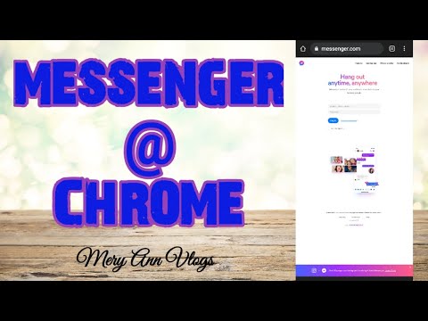 HOW TO OPEN OR USE MESSENGER AT YOUR CHROME BROWSER
