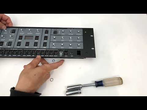 VS-1 Final Assembly - Step 17: Install PCB Stack to Front Panel