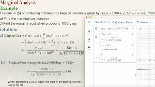 Differential Calculus in GeoGebra 1