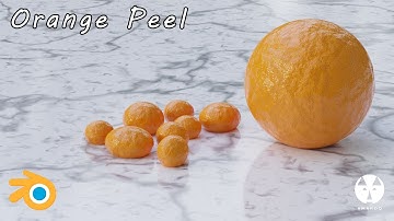 🍊Orange Peel Material | Blender Tutorial