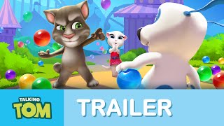 Talking Tom's Bubble Shooter - Teaser Trailer screenshot 2