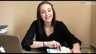 ASMR Meeting With College Advisor (typing, writing, whispering)