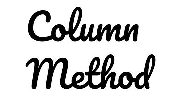 To find Squares by using Column Method!!!