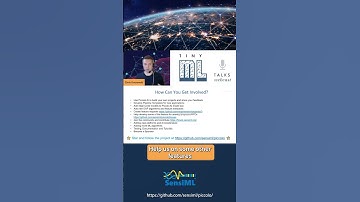 tinyML Talks: How To Get Involved