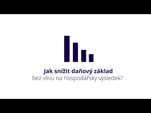 Video: Jak Snížit Základ Daně