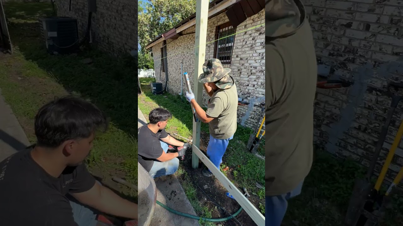 Установка нового забора дома