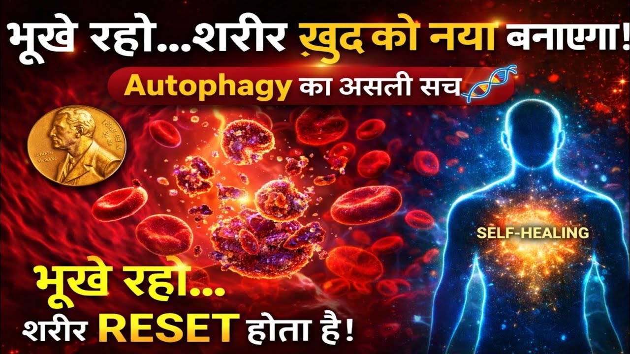 भूखे रहने से शरीर खुद को नया कैसे बनाता है? | SECRET of Autophagy | Nobel Prize Science Explained