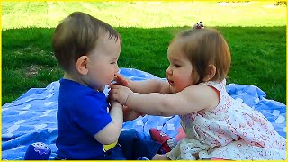Funny Moments When Babies and Siblings Play Together || Funny Angels by Funny Angels 4,820 views 6 months ago 8 minutes, 45 seconds
