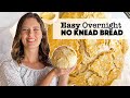 Easy overnight no knead bread  no dutch oven required