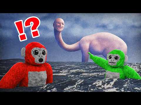 WE SWAM TOO FAR IN SCARY BABOON...