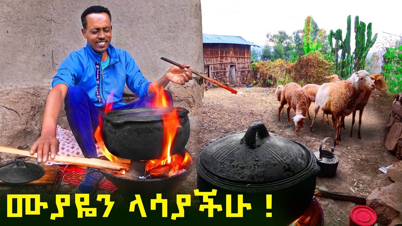 ✅ በገጠሯ መንደራችን ጣፋጭ ምግብ ሰርቼ በላን !  ሙያዬን አሳየሗቸው !    #ምርጡገበታ     #foodcooking   @Tossatube.