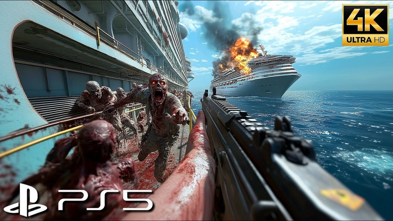 (PS5) Escape The Cruise™ | Ultra Realistic Immersive Graphics Gameplay [4K 60FPS] World War Z
