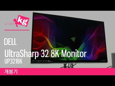 530만원짜리 8K 모니터로 오버워치?! 델 울트라샤프 3218 8K 모니터 개봉기 [4K]