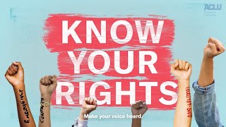 Know Your Rights: Free Speech, Protests & Demonstrations