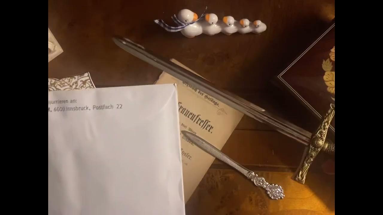 How to open a letter ? Use a letter opener Easy YouTube