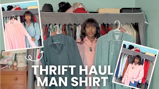 Thrift Haul Springsummer Man On Down Shirt 2025Jermana