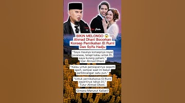 BIKIN MELONGO 😱 Ahmad Dhani Bocorkan Konsep Pernikahan El Rumi Dan Syifa Hadju