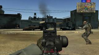 Battlefield2: Infantry battle in PR map Al Basrah put into CMR mod 1.15 (factions and weapons added)