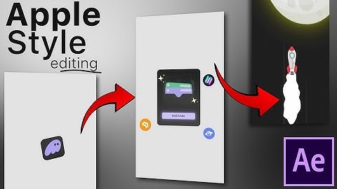 How to master the APPLE STYLE EDIT IN AFTER EFFECTS