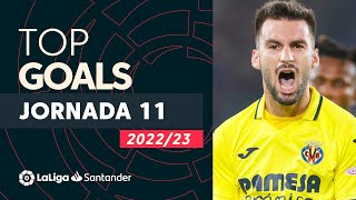 Todos los goles de la jornada 11 de LaLiga Santander 2022\/2023