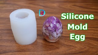 How to make an egg mold for resin? Silicone Mold 