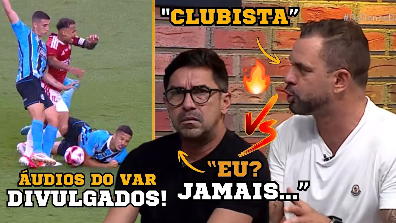 ÁUDIOS do VAR divulgados: clima ESQUENTA entre MAGRÃO e LUÍS MÁRIO sobre GAUCHÃO: 